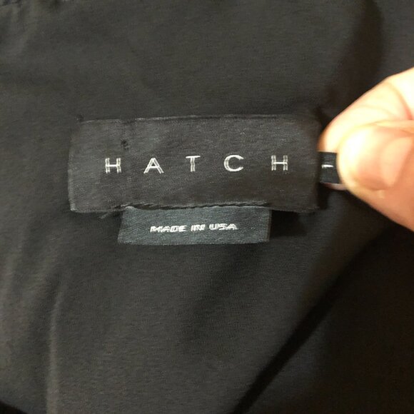 Hatch maternity black crinkle cupro Hazel dress - Picture 6 of 7